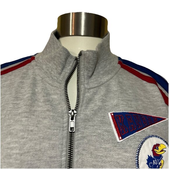 NEW Kansas Jayhawks KU Track Zip Sweatshirt Jacket Skirt Set Lot Women's M S - Picture 5 of 12